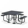 46 inch x 55 inch Square – ADA Accessible 3- Seat Picnic Table – Signature Collection – Portable