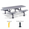 Picnic Table – 7 foot – Spyder Collection – Portable/Surface Mount or Inground