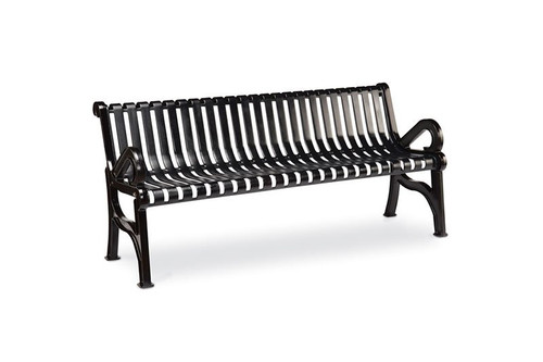 Rendezvous Bench - Slotted Steel