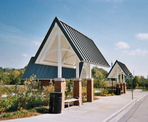 Craftsman Gable Transit Shelter