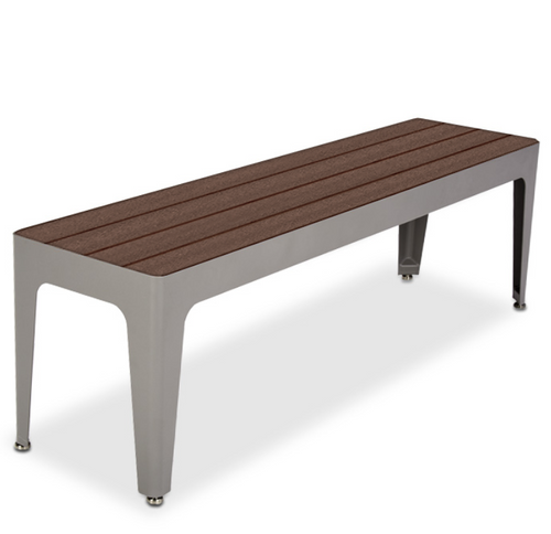 Mixx 5' Recycled Plastic Flat Bench