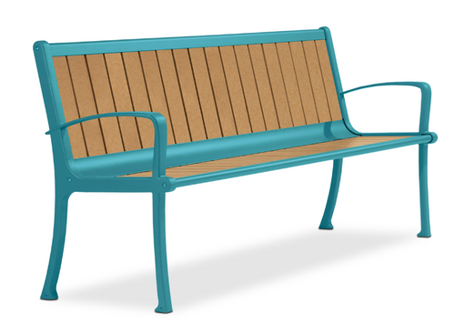 Coronado Recycled Plastic 6' Contour Bench