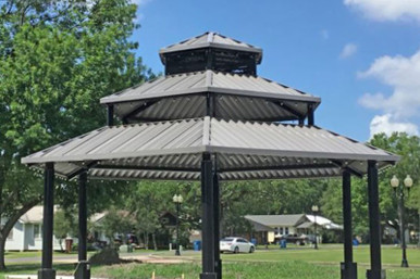 Commercial Aluminum Shelter in TX & OK | Lea Park & Play