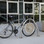 Arch Bike Rack in Stainless Steel with Standard Medallion 2