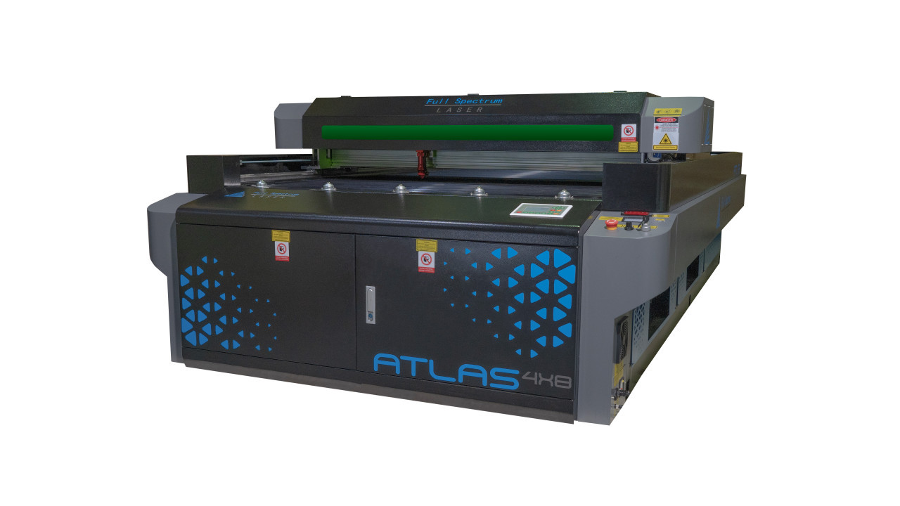 Atlas VISION 4'x8' 150W Flatbed CO2 Industrial Laser System