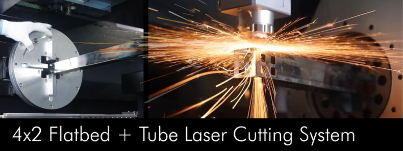 4x2 + Tube Cutter | a new fiber metal cutting laser from Full Spectrum Laser