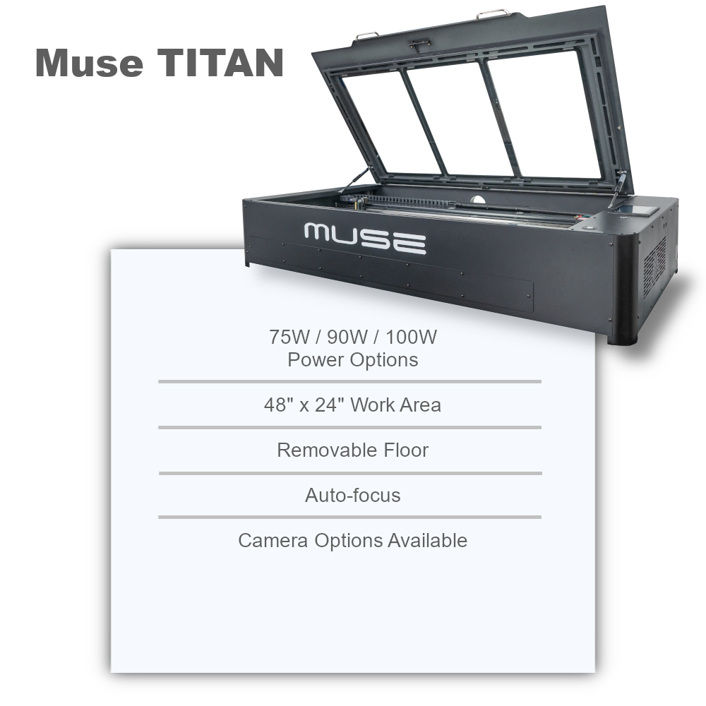 muse laser cutter gantry