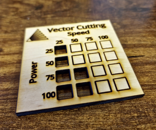 Test Your Material to Determine Laser Speed and Power Settings : 4