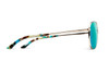 Smith Langley 2 Sunglasses - Silver / ChromaPop Polarized Blue Mirror