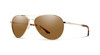 Smith Langley 2 Sunglasses -Gold / ChromaPop Polarized Brown