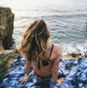 Sand Cloud Black Acid Wash Towel