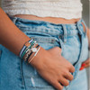 k'lani Anchor Hair Tie Bracelet