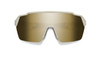Smith Shift Split Mag Sunglasses - Matte Bone/ChromaPop Black Gold Mirror