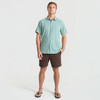 Roark Men's  Bless Up Short Sleeve Button Down Shirt 