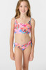O'Neill Girl's Cabana Floral Ruched Bralette Set