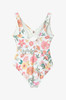 O'Neill Girl's Camellia Floral Twisted One Piece Swimsuit