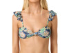 O'Neill Women's Mermaid Floral Paradise Bandeau Bikini Top