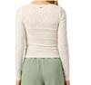 O'Neill Women's Marliz Lace Knit Long Sleeve Top