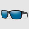 Matte Black/ChromaPop Glass Polarized Blue Mirror