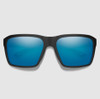 Matte Black/ChromaPop Glass Polarized Blue Mirror
