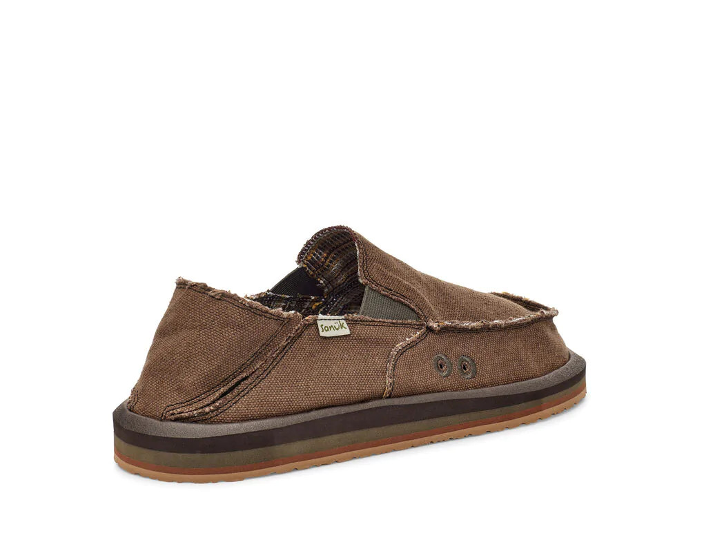 【VAGABOND】 ◎サーフェイススペシャル【SSP-5.6 M-III】 Sanuk Men's Vagabond Soft Top Hemp - High Mountain Sports