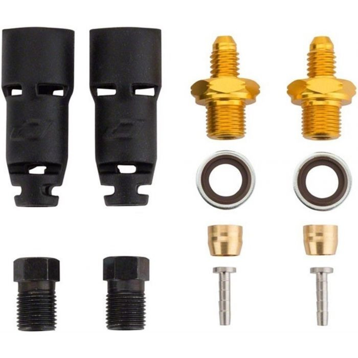 Jagwire Quick-Fit Adapter Für Hydraulische Scheibenbremsen – Kompatibel Mit SRAM, Avid, Elixir