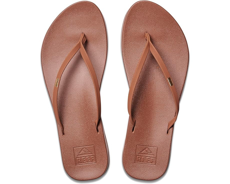 Brown Reef Cushion Slim Sandals NEW WOMEN SANDAL FLIP FLOP REEF