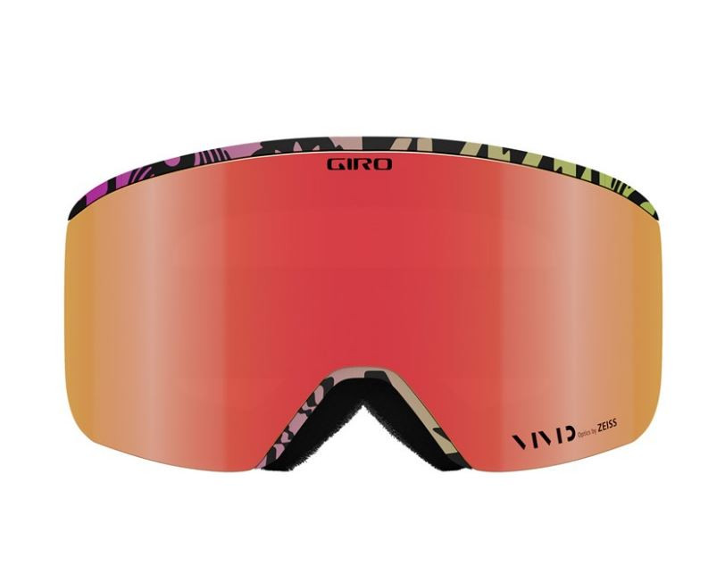 Giro Axis Goggle -Glow Green Shelter w/Vivid Haze + Vivid Infrared