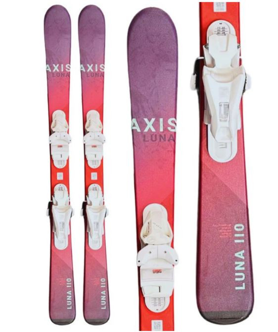 Axis Girl's Luna Jr. Ski w/Elan Shift EL 7.5 GW Binding - High