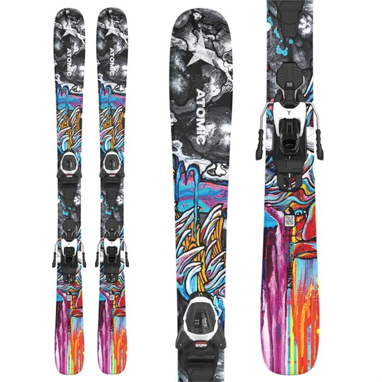 ATOMIC SKI板 BLUE STAR 165cm Atomic Bent Jr 140-150 Ski w/ L6 GW Binding - High Mountain