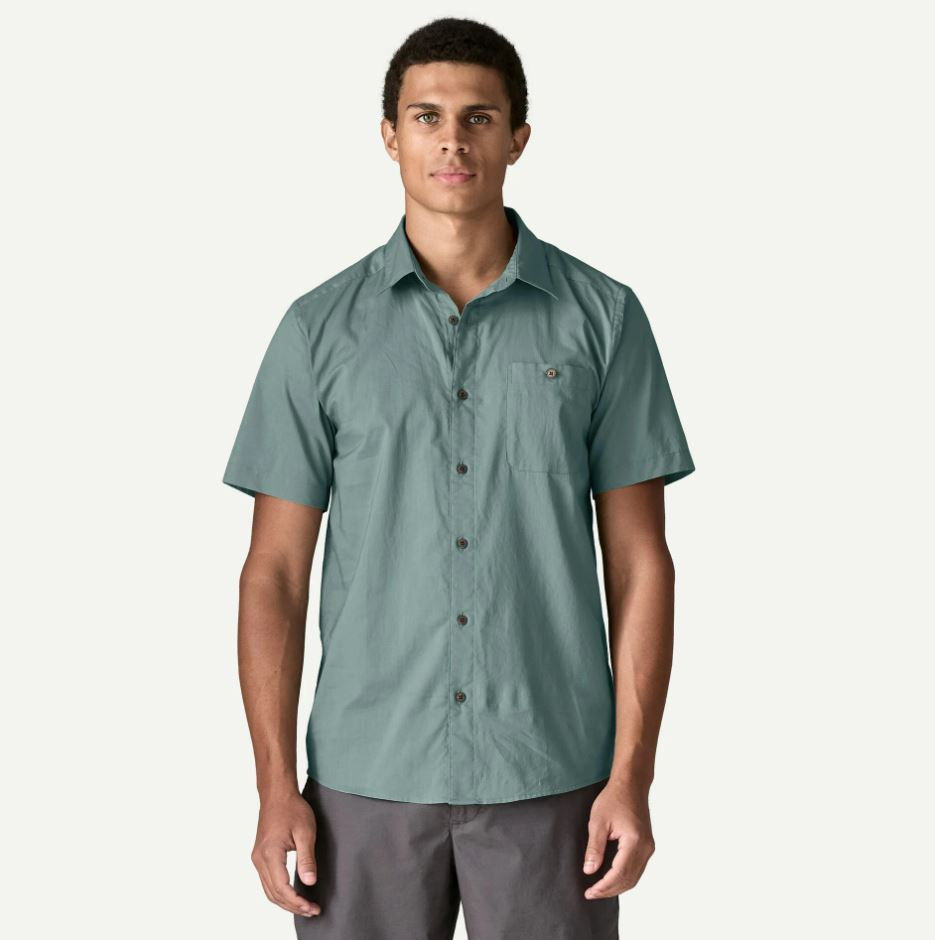 Patagonia Men's Sunrise Stream Shirt Thin Ice / L