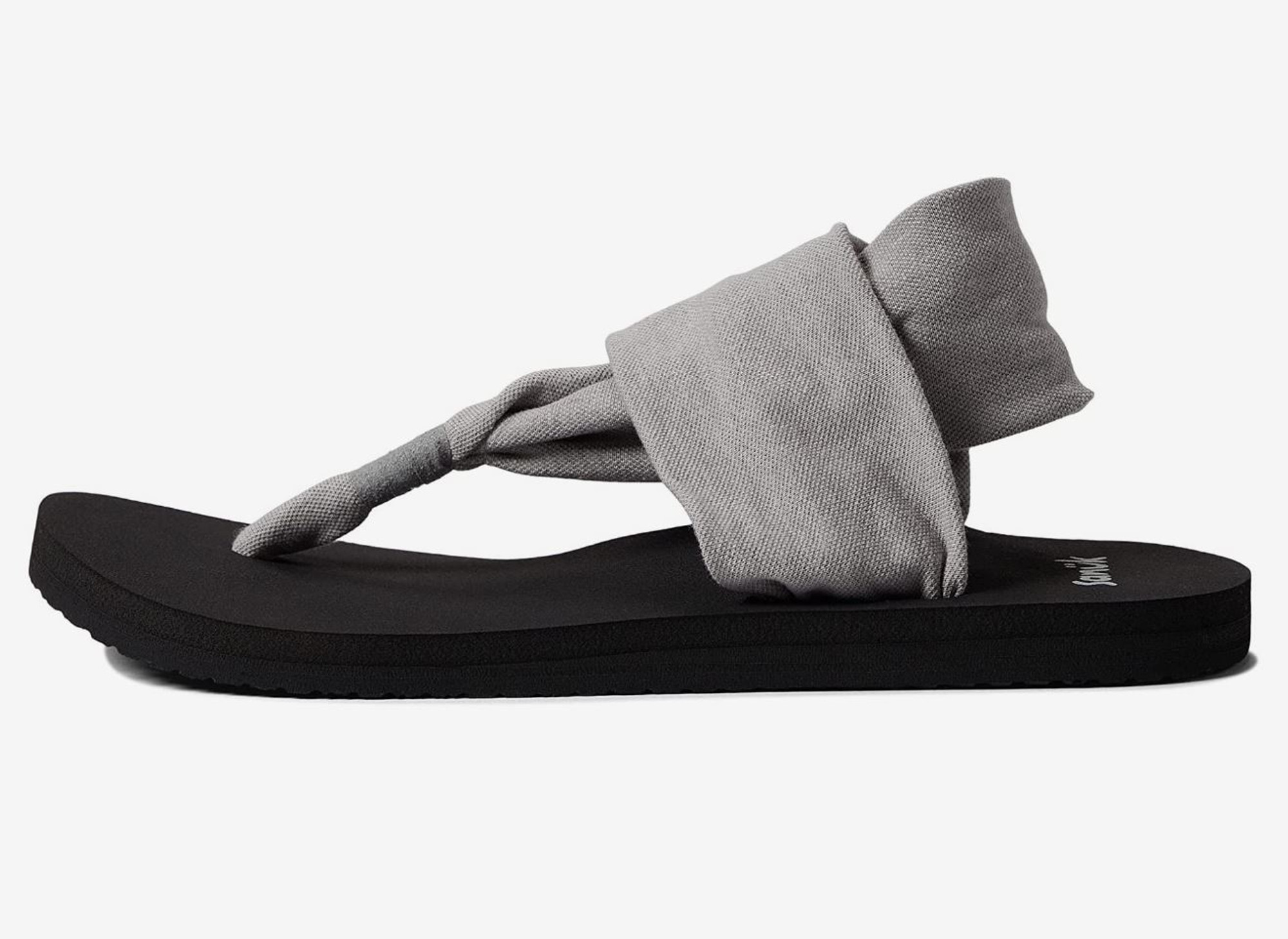 Sanuk Yoga Sling Sandals Womens 7 Stretch Knit Straps Soft Footbed