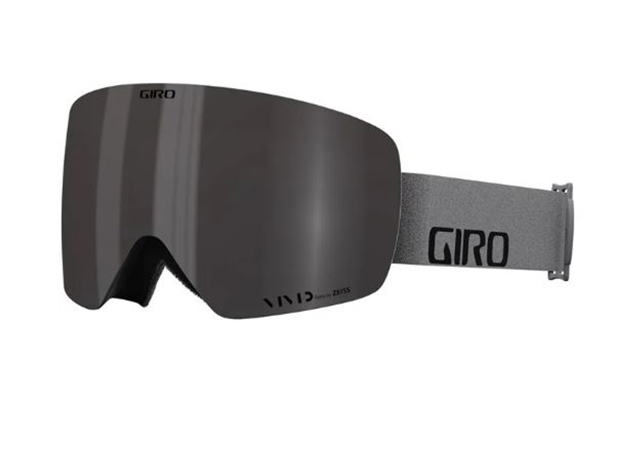 Giro Contour Goggle - Grey Wordmark w/Vivid Smoke & Vivid Infrared