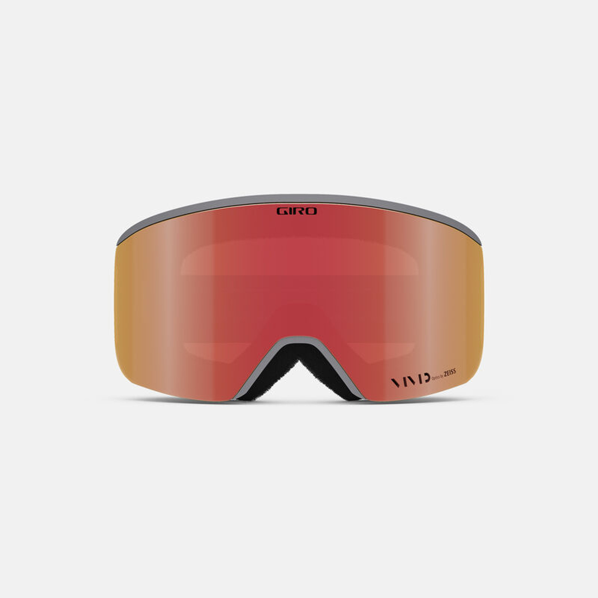 Giro Axis Goggle - Grey Wordmark w/Vivid Ember + Vivid Infrared