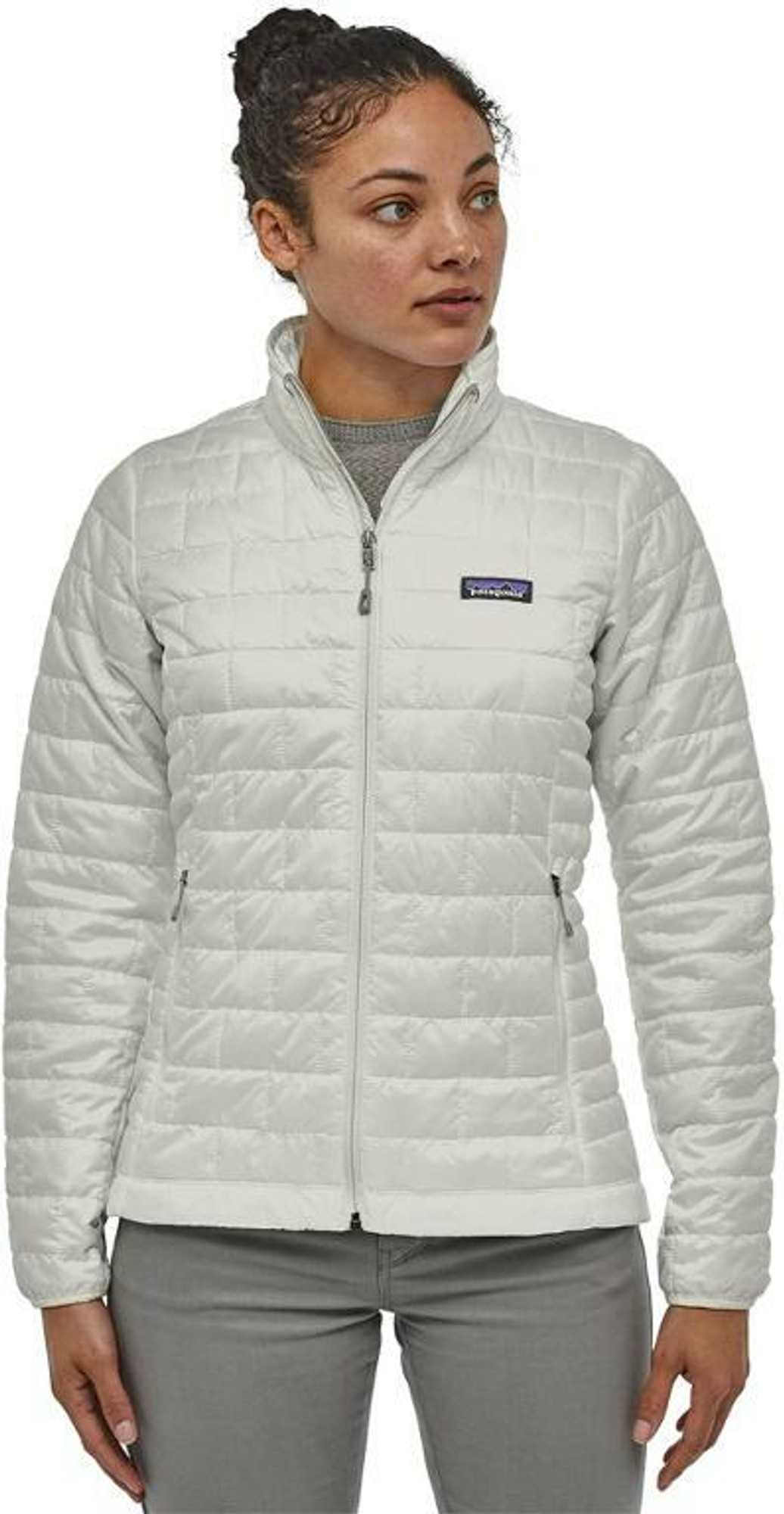 Patagonia women's deals white jacket