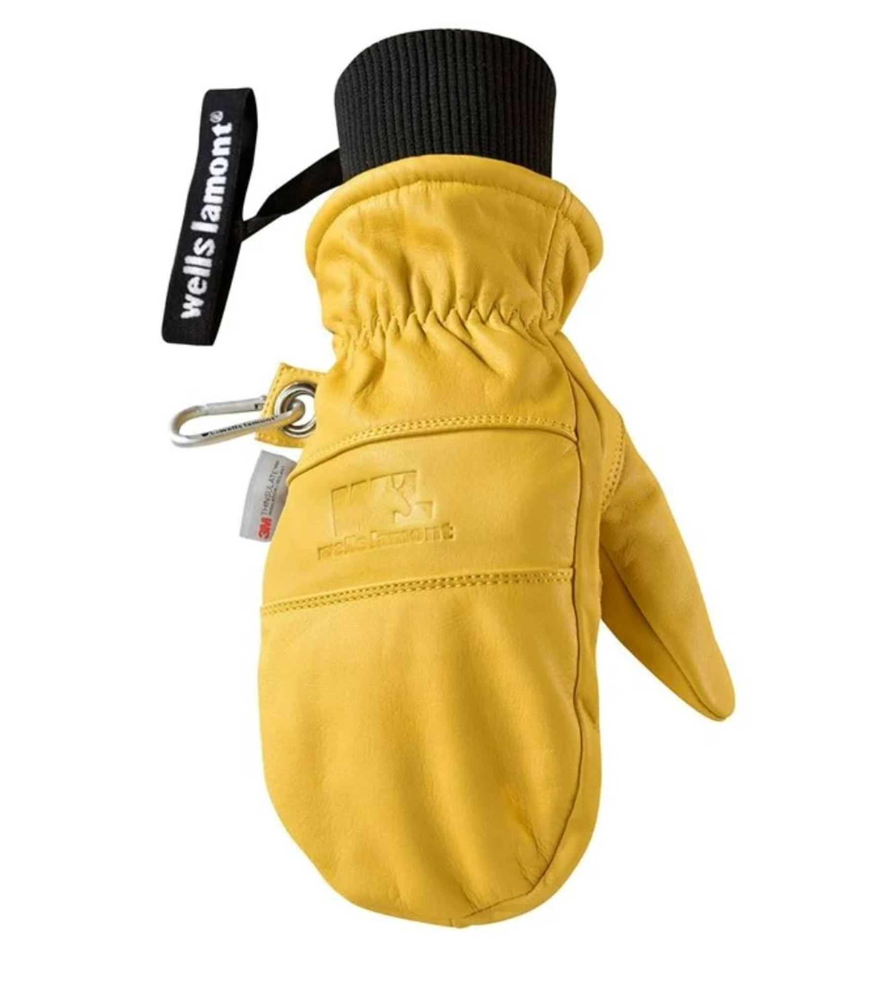 Wells Lamont Mens Cowhide Full Leather Slip-On Winter Work Gloves