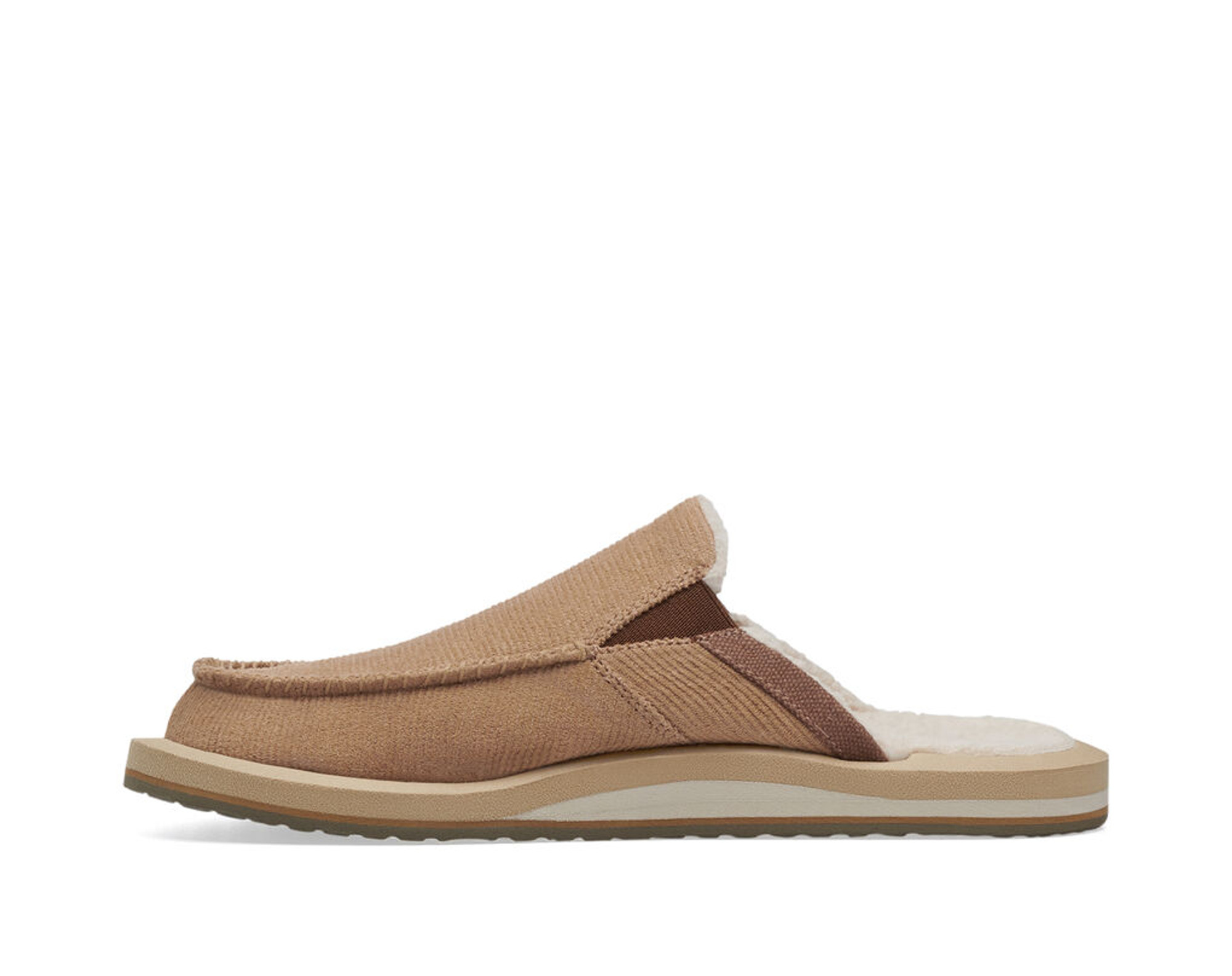 Sanuk Sidewalk Surfers Outlet - Womens You Got My Back Blanket Sustainable  Slip On Brown