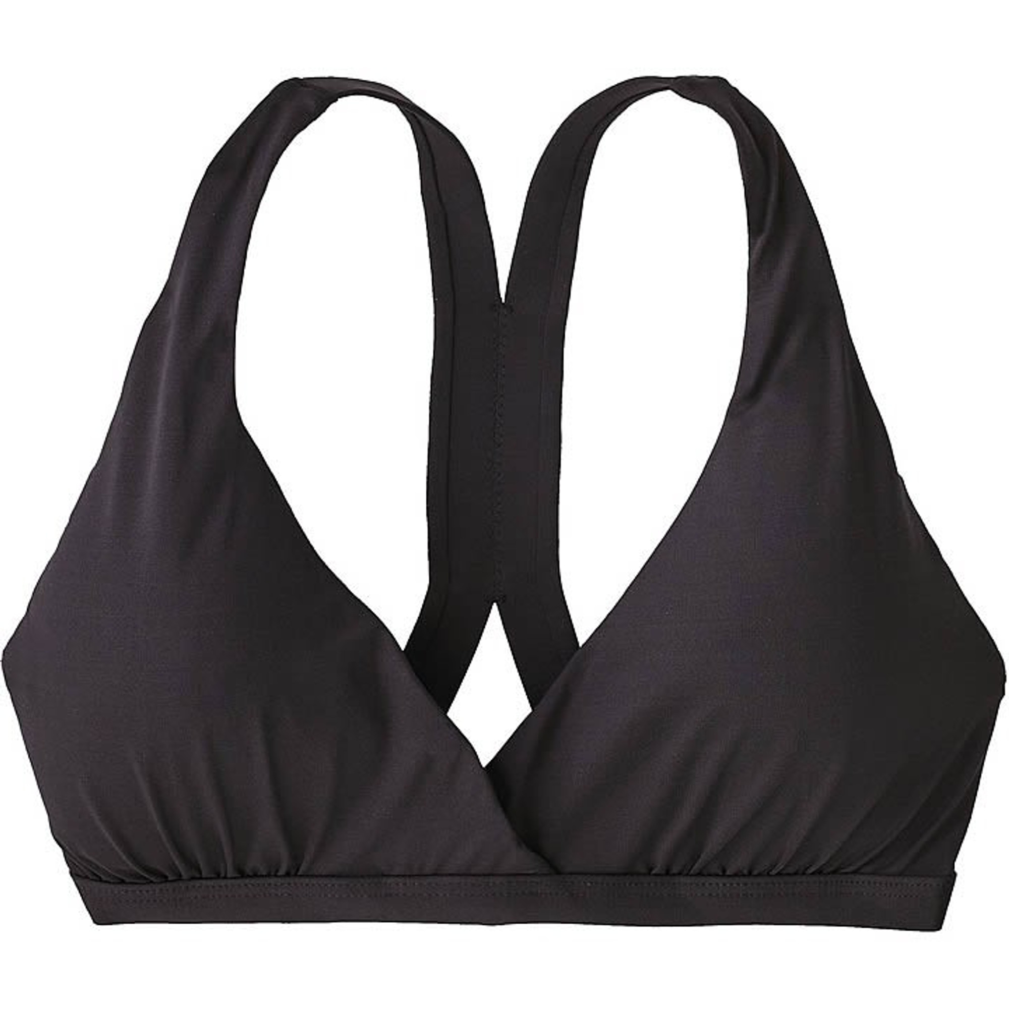 Patagonia Blue Black Racerback Women's Sports Bra - Size Medium