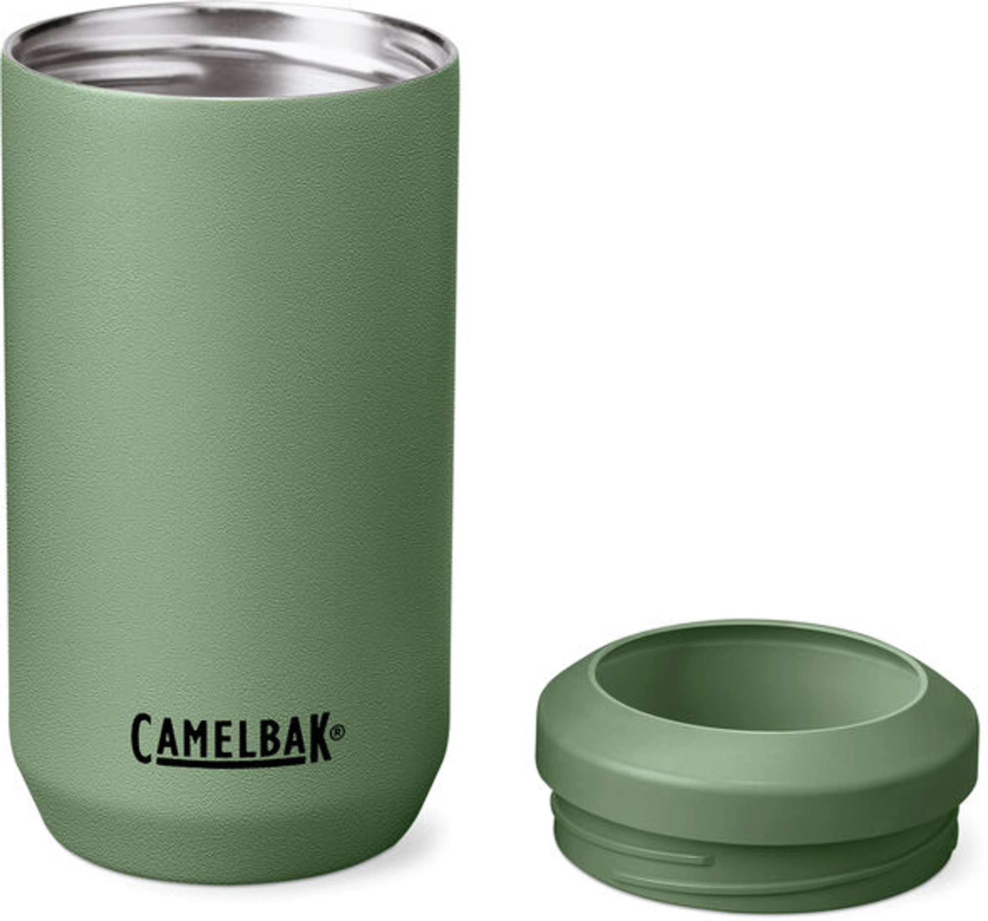 CamelBak Tall Can Cooler, SST Vacuum Insulated 16oz, Moss