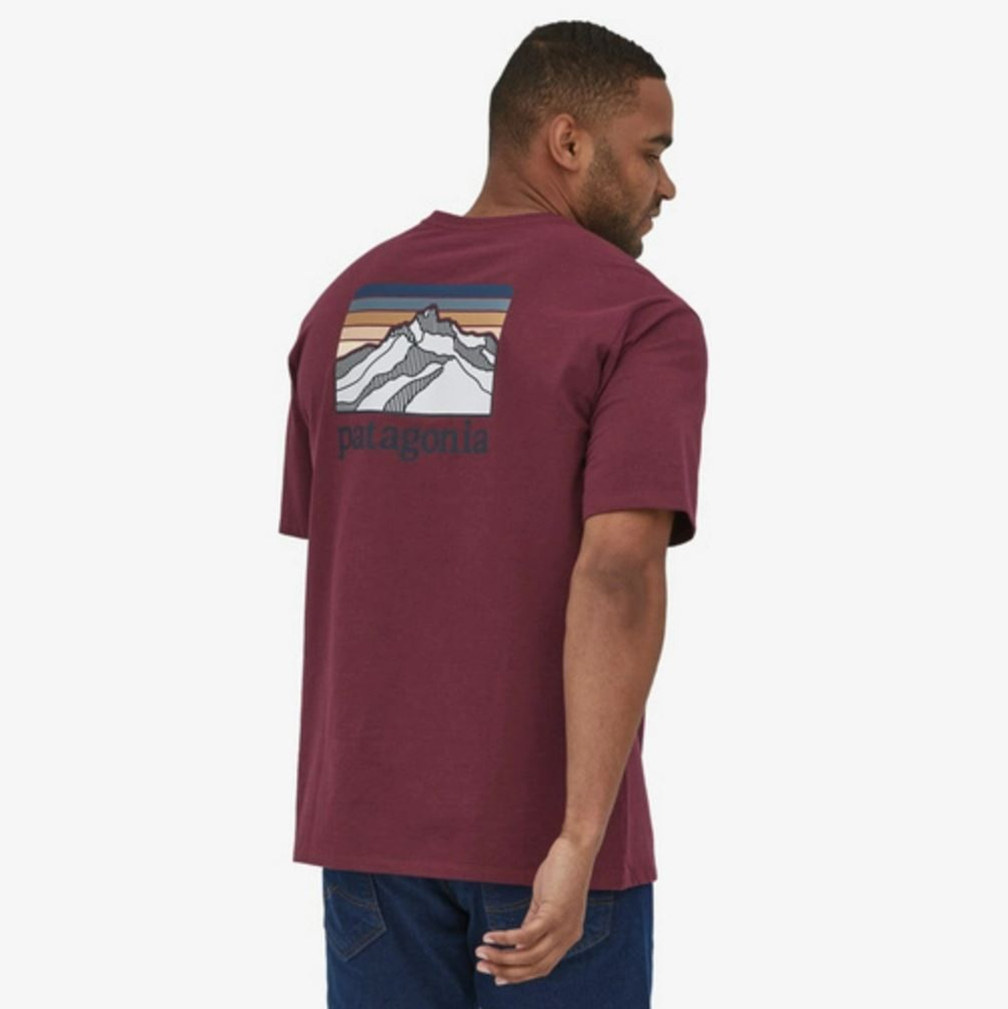 Patagonia Men's Line Logo Ridge Pocket Responsibili-Tee