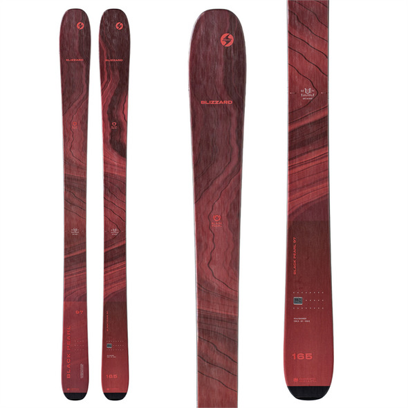 Blizzard Women's Black Pearl 97 Flat Ski 2024