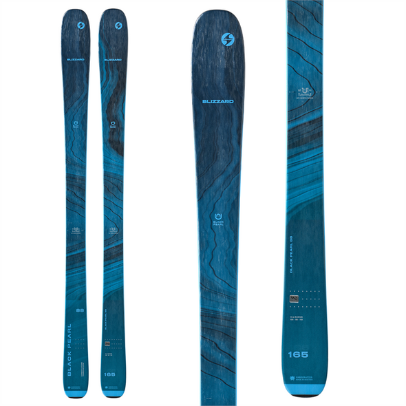 Blizzard Women's Black Pearl 88 Flat Ski 2024