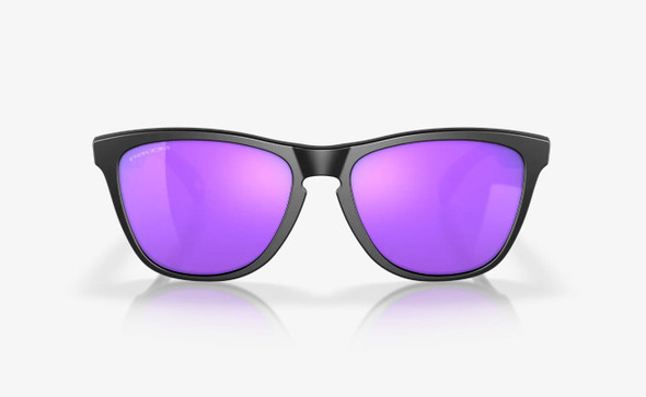 Oakley Sunglasses Frogskins Crystal Black / Prizm Sapphire Irid Polarized  Lens - Local Cycle Co