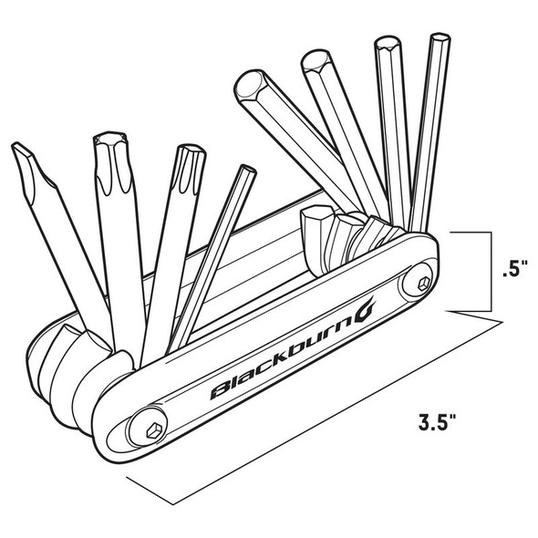 Blackburn Grid 8 Mini Tool Kit