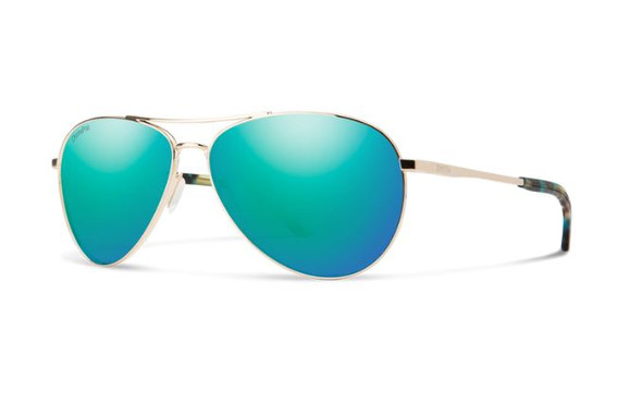 Smith Langley 2 Sunglasses - Silver / ChromaPop Polarized Blue Mirror