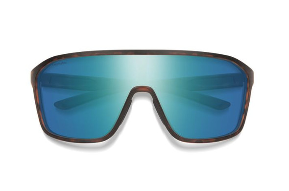 Smith Boomtown Sunglasses -Matte Tortoise/ChromaPop Polarized Opal Mirror