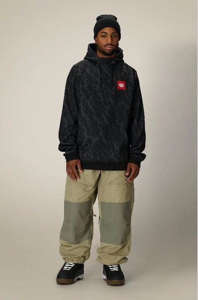 Black Fract Print  