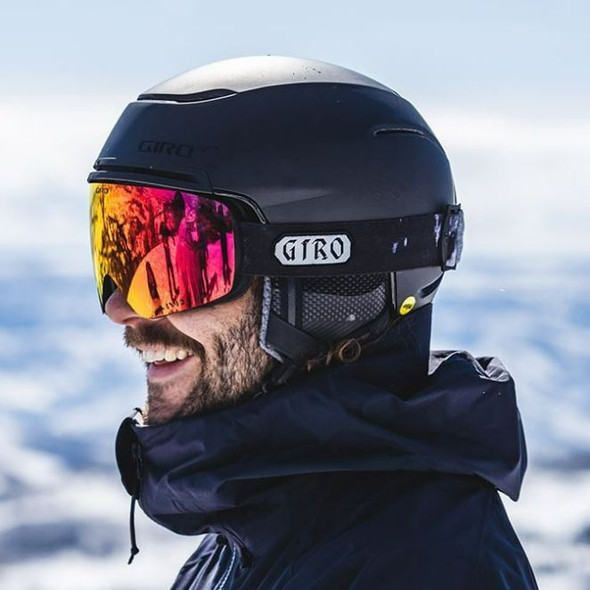 Giro Contour Goggle - White Wordmark w/Vivid Emerald & Vivid Infrared Lens