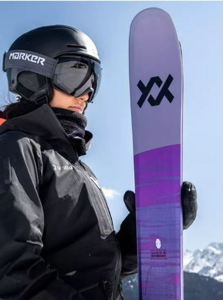 Volkl Women's Blaze 82 Purple Ski w/V-Motion 10 Binding 
