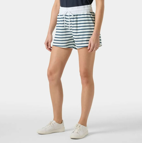 White Navy Stripe